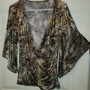 Blouse/ Animal Print